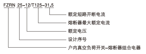 FZN25-12系列真空负荷开关型号含义2