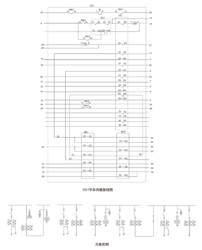 VS1-24型户内高压真空断路器型号含义